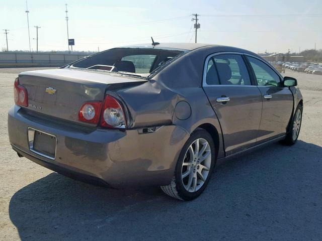 1G1ZE5E18BF148090 - 2011 CHEVROLET MALIBU LTZ GRAY photo 4