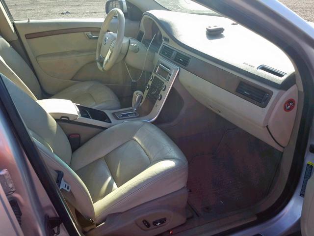 YV1992AHXA1120732 - 2010 VOLVO S80 T6 SILVER photo 5