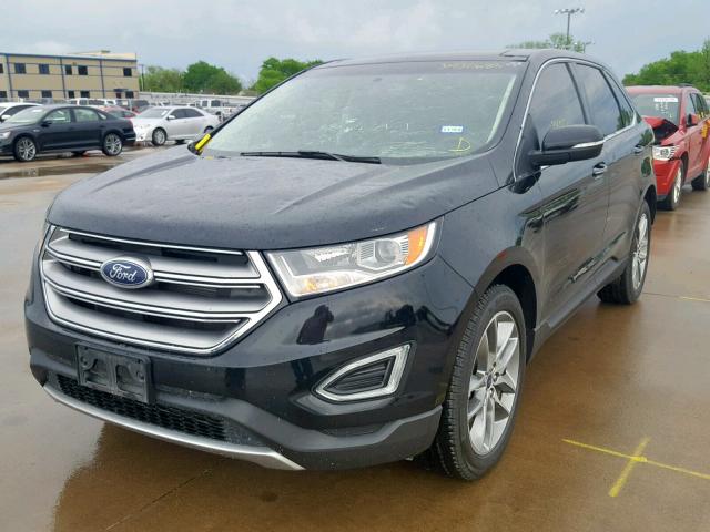 2FMPK3K89GBC58678 - 2016 FORD EDGE TITAN BLACK photo 2