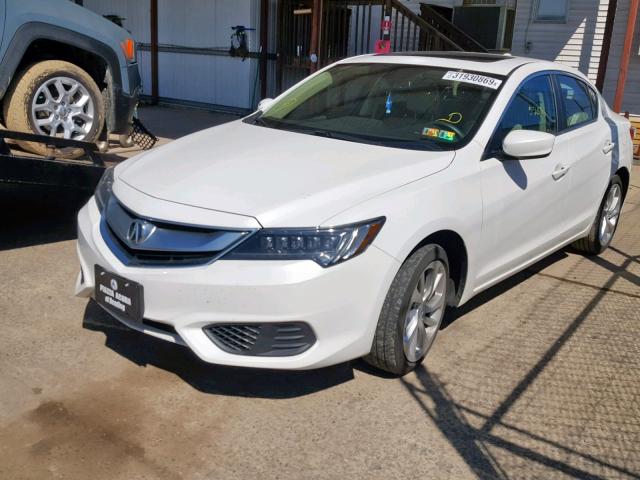 19UDE2F72GA012563 - 2016 ACURA ILX PREMIU WHITE photo 2