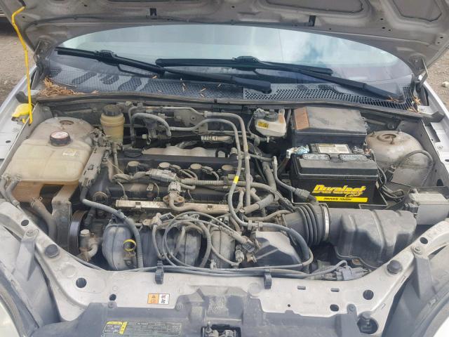 1FAFP38Z15W115677 - 2005 FORD FOCUS ZX4 SILVER photo 7