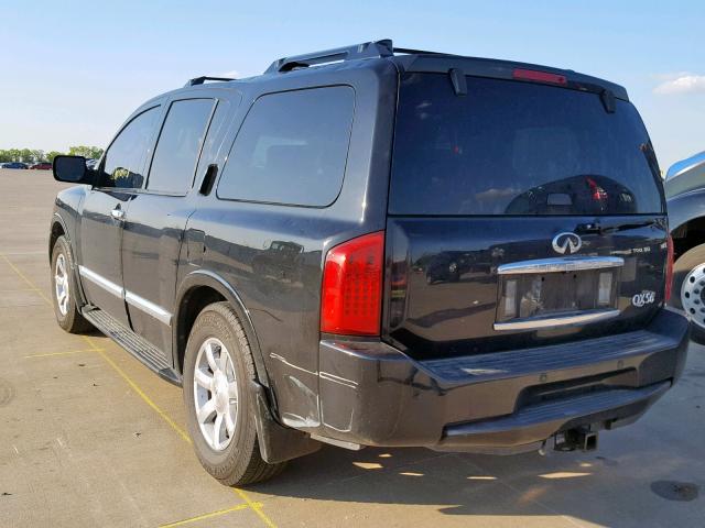 5N3AA08CX7N801843 - 2007 INFINITI QX56 BLACK photo 3