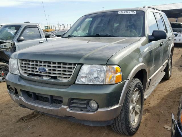 1FMZU84W34ZA05313 - 2004 FORD EXPLORER E GREEN photo 2