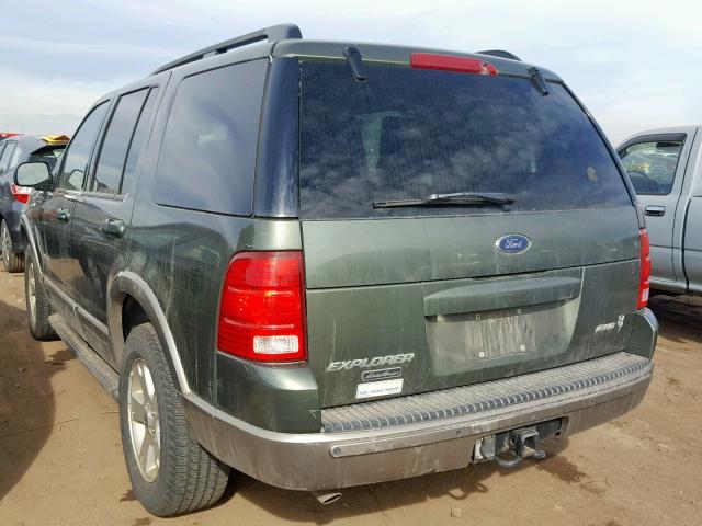 1FMZU84W34ZA05313 - 2004 FORD EXPLORER E GREEN photo 3