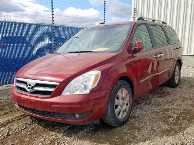 KNDMC233076011825 - 2007 HYUNDAI ENTOURAGE RED photo 2