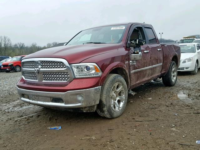 1C6RR7JT7GS250310 - 2016 RAM 1500 LARAM MAROON photo 2