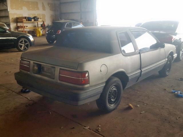 1G2NE14U4JC676482 - 1988 PONTIAC GRAND AM GRAY photo 4