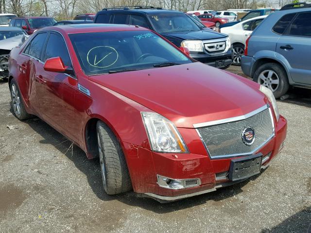 1G6DP57V280108338 - 2008 CADILLAC CTS HI FEA RED photo 1