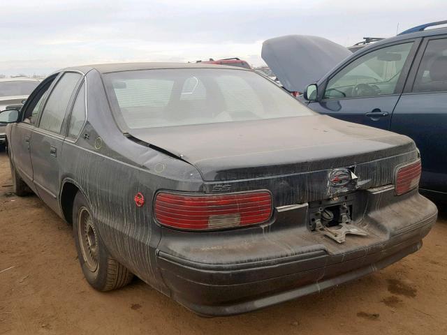 1G1BL52P9SR133340 - 1995 CHEVROLET IMPALA BLACK photo 3