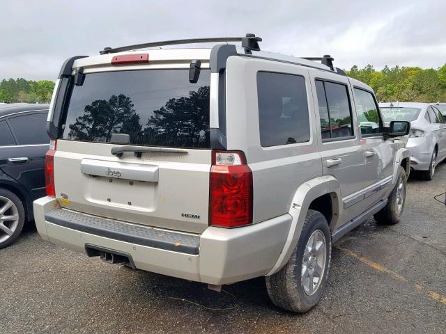1J8HH68237C648874 - 2007 JEEP COMMANDER CREAM photo 4