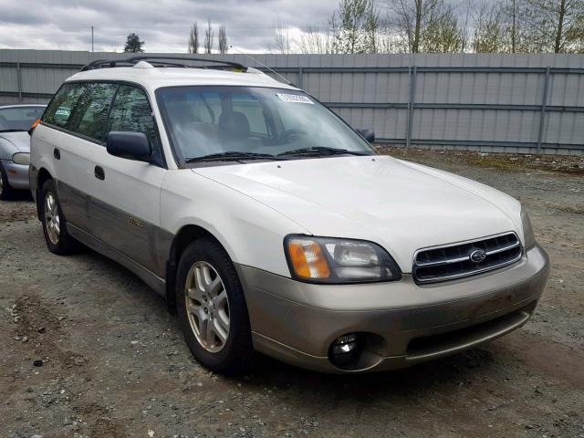 4S3BH675117639955 - 2001 SUBARU LEGACY OUT WHITE photo 1