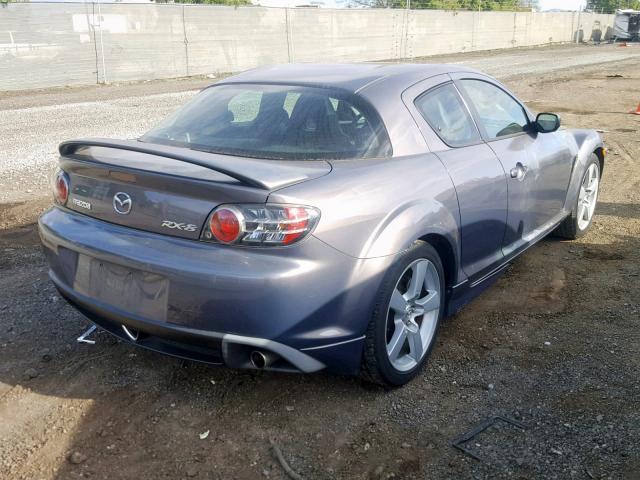 JM1FE173X70209144 - 2007 MAZDA RX8 GRAY photo 4