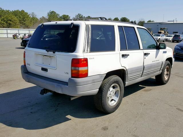 1J4GZ58YXVC775417 - 1997 JEEP GRAND CHER WHITE photo 4