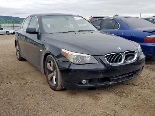 WBANE53597CW61818 - 2007 BMW 525 I BLACK photo 1