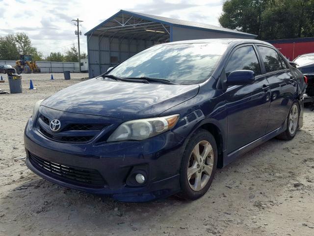 2T1BU4EE4BC616379 - 2011 TOYOTA COROLLA BASE  photo 2