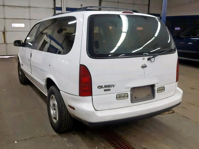 4N2DN11W7SD809855 - 1995 NISSAN QUEST XE WHITE photo 3