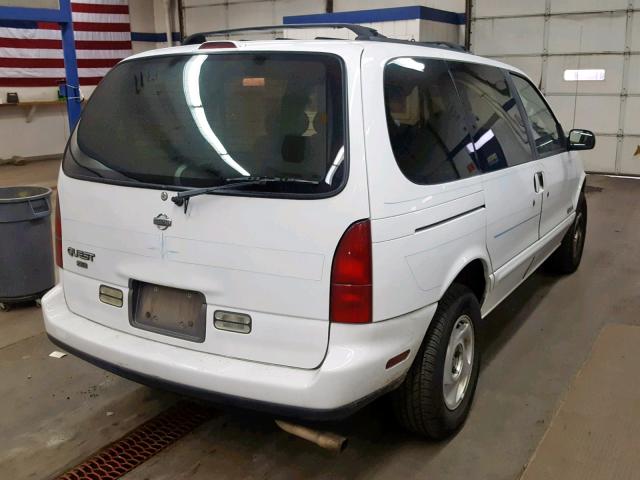 4N2DN11W7SD809855 - 1995 NISSAN QUEST XE WHITE photo 4