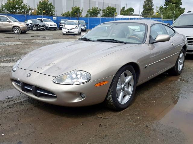 SAJGX5741VC001360 - 1997 JAGUAR XK8 BEIGE photo 2