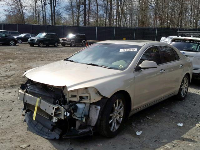 1G1ZE5E13BF246573 - 2011 CHEVROLET MALIBU LTZ GOLD photo 2