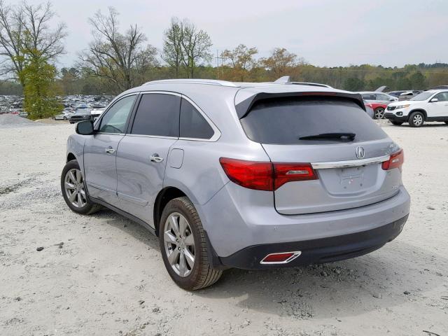 5FRYD4H98GB008164 - 2016 ACURA MDX ADVANC SILVER photo 3