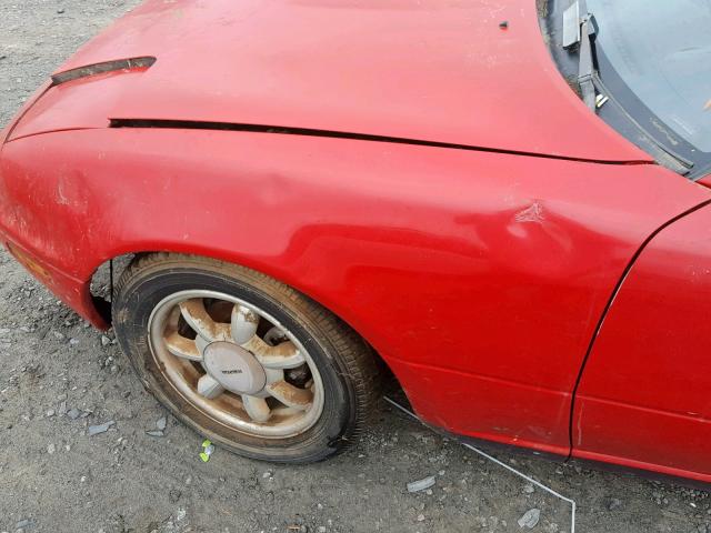 JM1NA3515L0118037 - 1990 MAZDA MX-5 MIATA RED photo 9