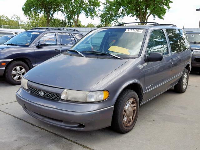 4N2DN1111VD845078 - 1997 NISSAN QUEST XE GREEN photo 2