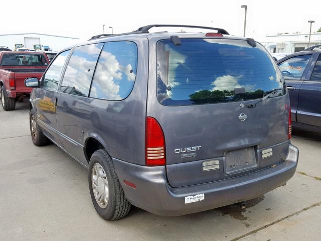 4N2DN1111VD845078 - 1997 NISSAN QUEST XE GREEN photo 3