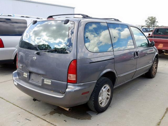 4N2DN1111VD845078 - 1997 NISSAN QUEST XE GREEN photo 4