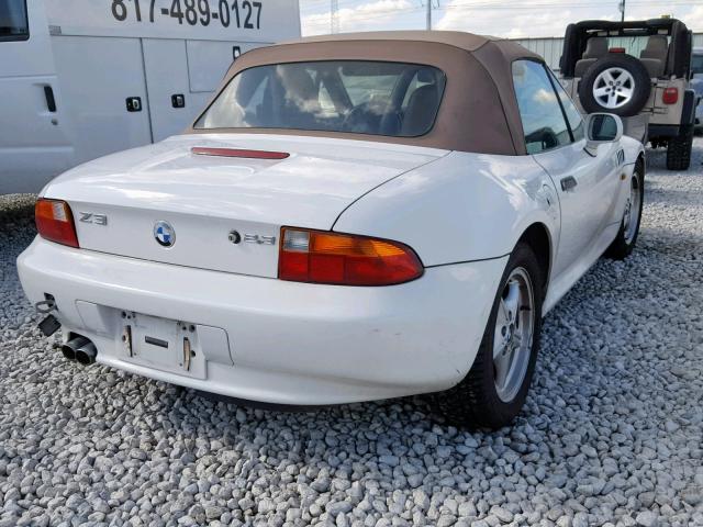 4USCH9338XLF81950 - 1999 BMW Z3 2.3 WHITE photo 4