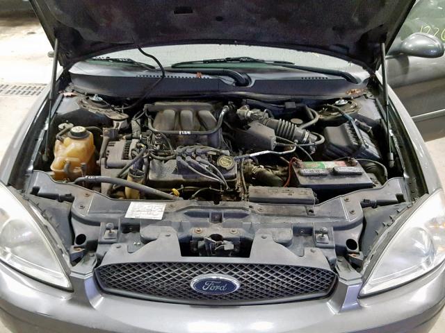 1FAHP55U64G115079 - 2004 FORD TAURUS SES GRAY photo 7