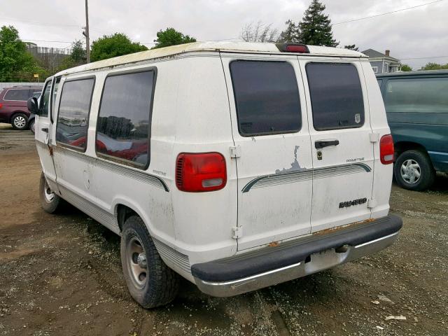 2B6HB11Y3XK573463 - 1999 DODGE RAM VAN B1 WHITE photo 3