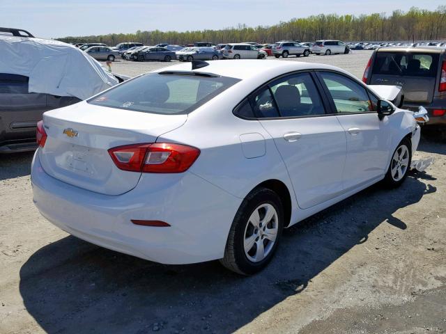 1G1BC5SM5J7128362 - 2018 CHEVROLET CRUZE LS WHITE photo 4