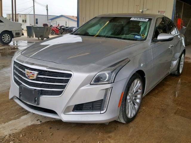 1G6AR5SXXF0136181 - 2015 CADILLAC CTS LUXURY SILVER photo 2