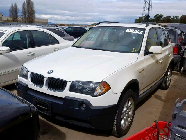 WBXPA73424WB29014 - 2004 BMW X3 2.5I WHITE photo 2