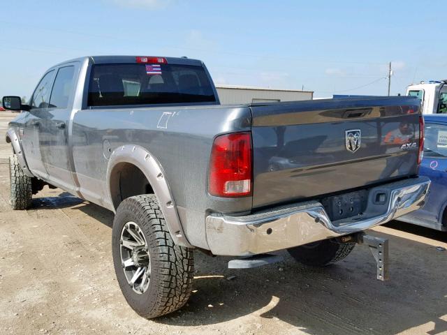 3C6TD5HTXCG180611 - 2012 DODGE RAM 2500 S GRAY photo 3