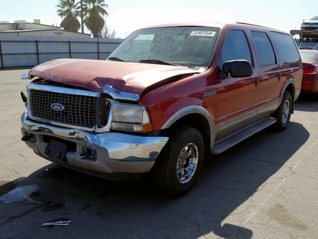 1FMNU42L1YEB99725 - 2000 FORD EXCURSION LIMITED  photo 2