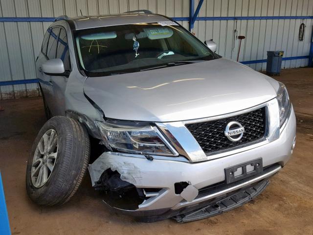 5N1AR2MM0FC686417 - 2015 NISSAN PATHFINDER SILVER photo 1