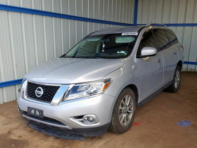 5N1AR2MM0FC686417 - 2015 NISSAN PATHFINDER SILVER photo 2