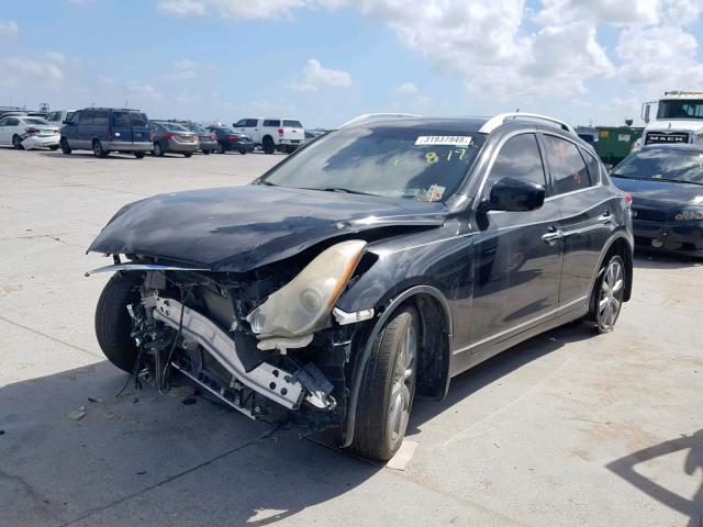 JN1AJ0HP6AM701917 - 2010 INFINITI EX35 BASE BLACK photo 2