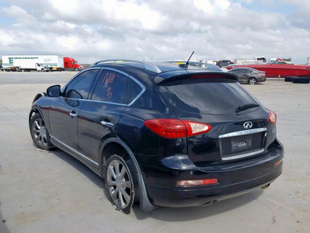 JN1AJ0HP6AM701917 - 2010 INFINITI EX35 BASE BLACK photo 3