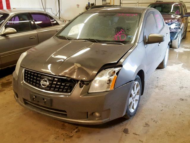 3N1AB61E18L653661 - 2008 NISSAN SENTRA 2.0 GRAY photo 2