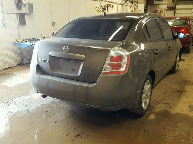 3N1AB61E18L653661 - 2008 NISSAN SENTRA 2.0 GRAY photo 4