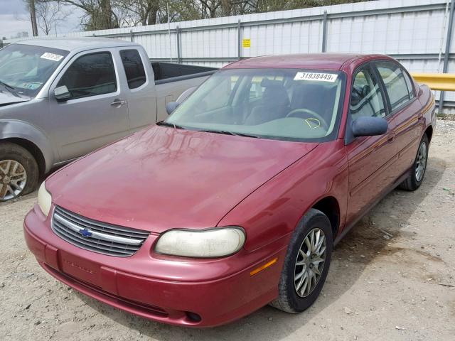 1G1ND52F44M581700 - 2004 CHEVROLET CLASSIC BURGUNDY photo 2