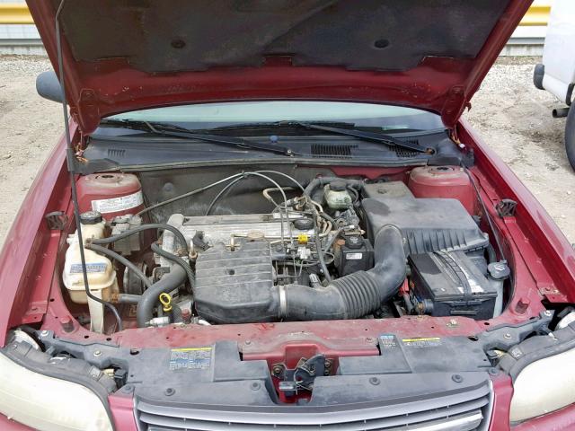 1G1ND52F44M581700 - 2004 CHEVROLET CLASSIC BURGUNDY photo 7