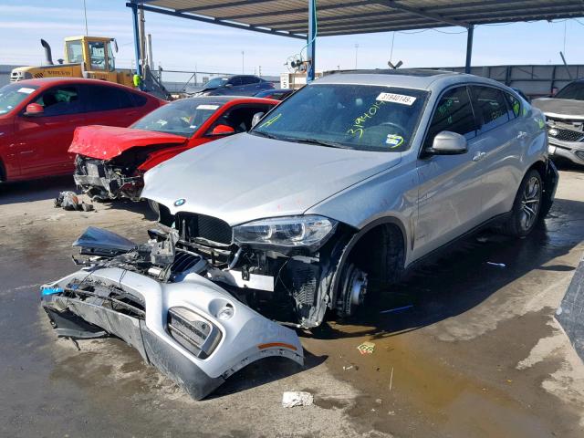 5UXKU0C39H0G69108 - 2017 BMW X6 SDRIVE3 SILVER photo 2