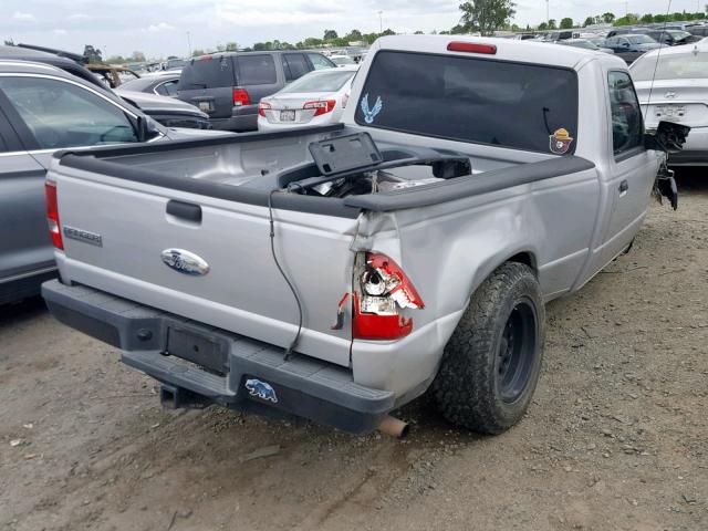 1FTYR10D79PA02334 - 2009 FORD RANGER SILVER photo 4