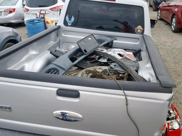 1FTYR10D79PA02334 - 2009 FORD RANGER SILVER photo 6