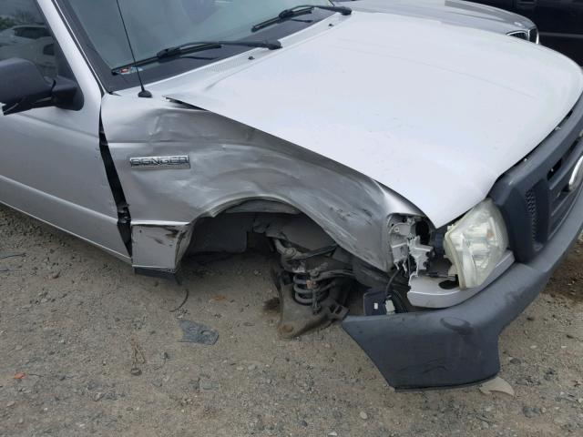 1FTYR10D79PA02334 - 2009 FORD RANGER SILVER photo 9