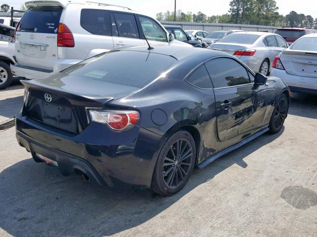 JF1ZNAA14D2725803 - 2013 TOYOTA SCION FR-S BLACK photo 4
