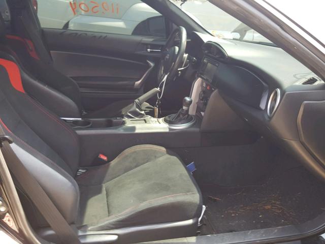 JF1ZNAA14D2725803 - 2013 TOYOTA SCION FR-S BLACK photo 5